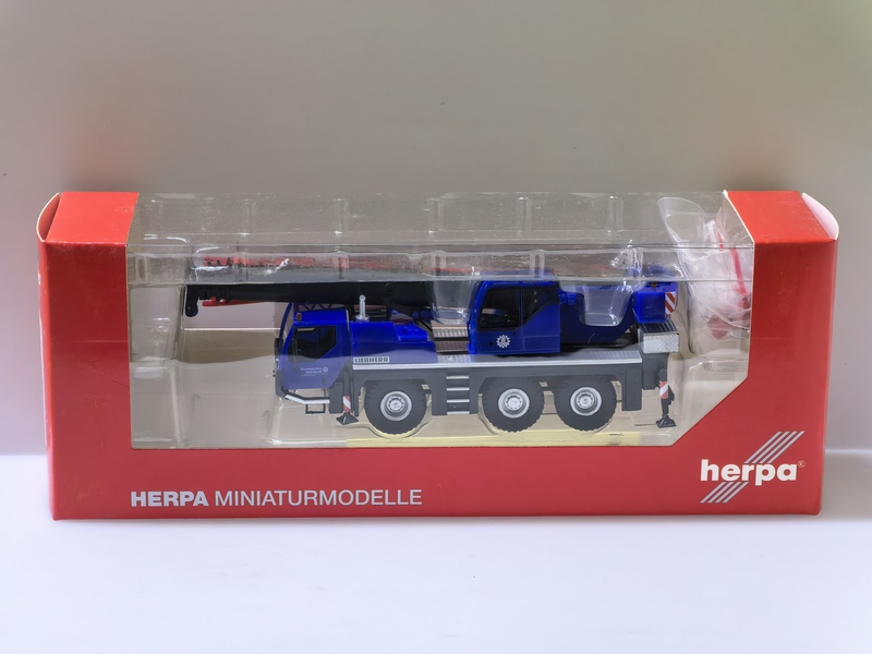 Herpa 1:87 Liebherr Ltm 1045/1 German Federal Ministry of Technology Rescue Corps Crane Model