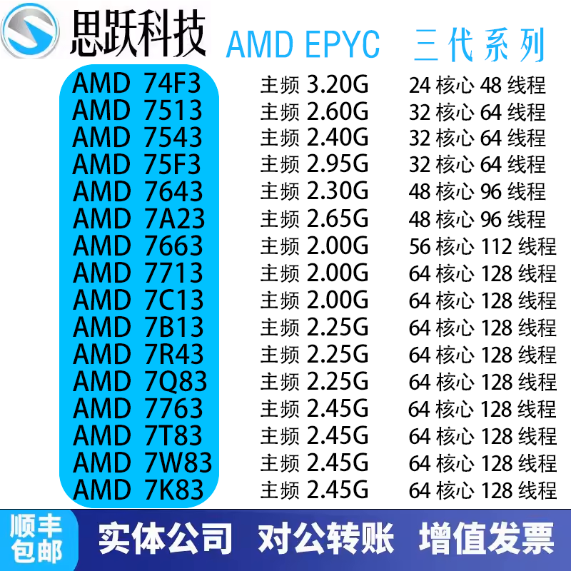 Amdepyc7532/7K62/7R32/7742/7A23/7663/7763/7J13/7B13Cpu Includes Tax Amdepyc7532/7K62/7R32/7742/7A23/7663/7763/7J13/7B13Cpu Includes Tax