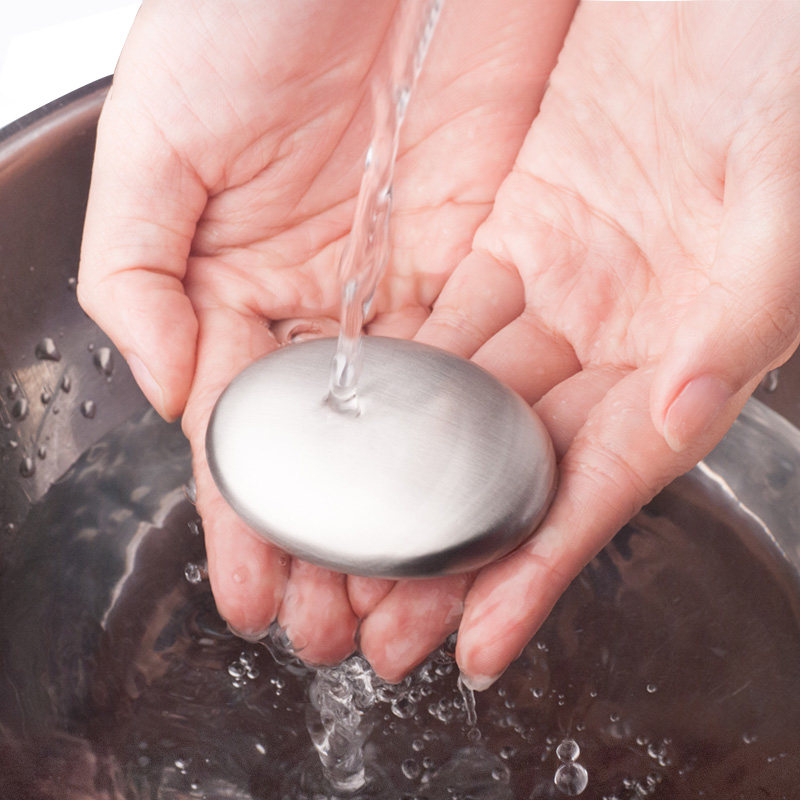 Shake in the same stainless steel Soap 304 Go Off to Smell The Fishy Garlic Ginger Taste Metal Soap Kitchen God