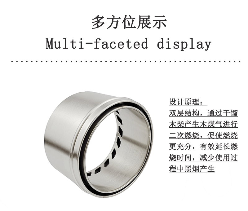 Nâng cấp bếp củi inox bếp cắm trại ngoài trời bếp gas di động gấp bếp dã ngoại - Bếp lò / bộ đồ ăn / đồ nướng dã ngoại bếp cồn du lịch