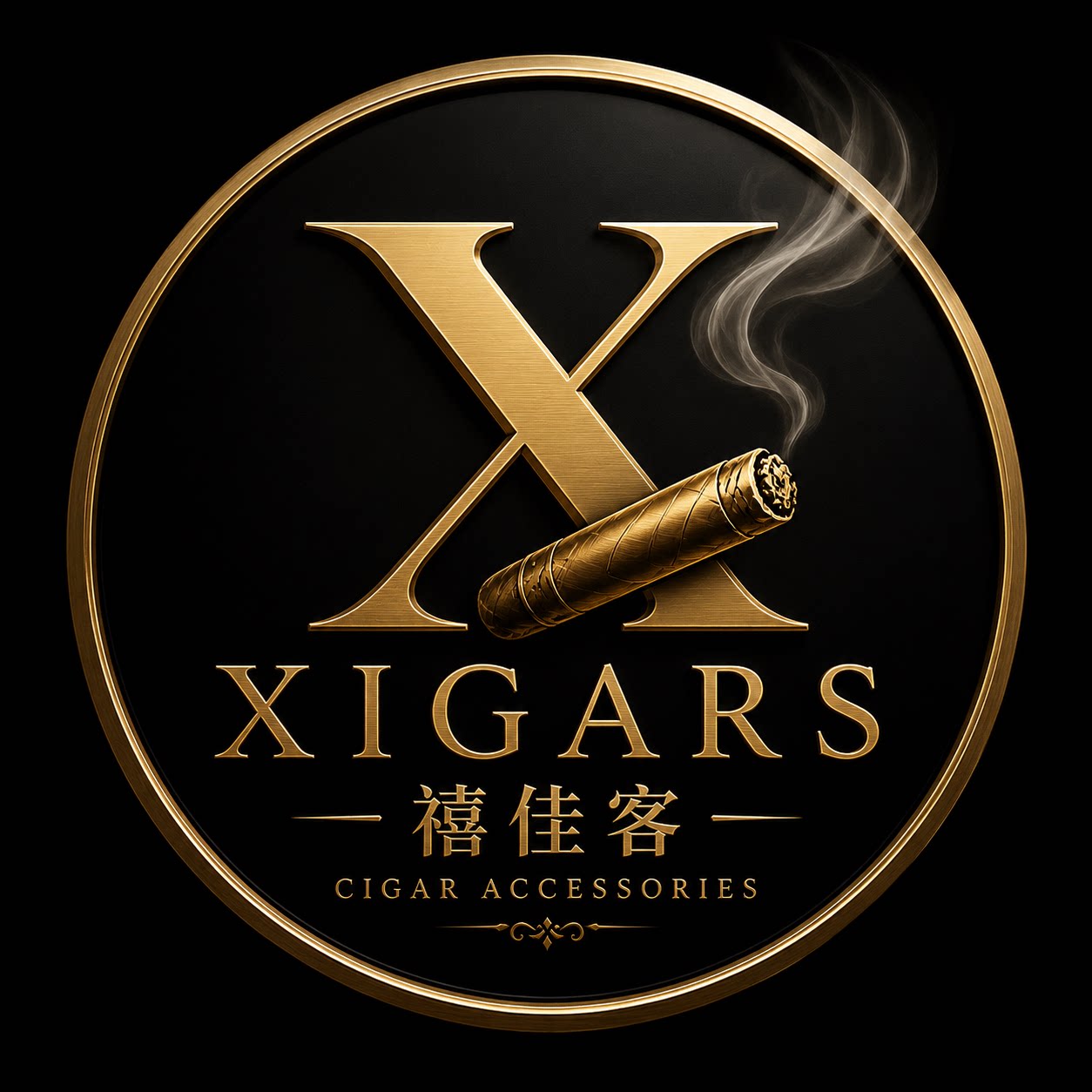XIGARS CIGAR CLUB的LOGO