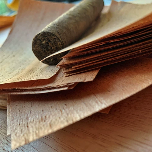 10 штук толщиной 0,3 мм импортированный кедровый мезай музыкальный деревянный кедр тонкий нарезанный мягкий вкус сигар и увлажняющий вкус