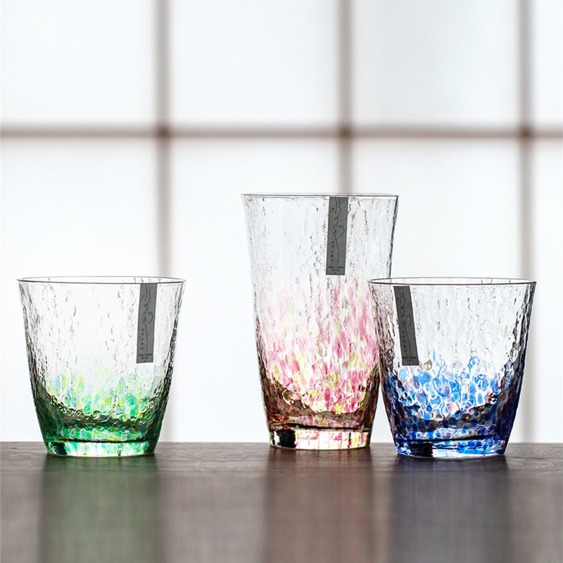 Japan Imports East Ocean Sasaki Glass Rainbow Water Glass Japan Style Home Heat-resistant Tea Cup Crystal Glass Mug
