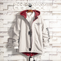 White sugar rose special price lamb suede with cap in cotton clothes male winter thickened student cotton clothes jacket tide