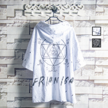 White Sugar Rose 2022 Tandem Hat 50% Short Sleeve Men Summer Loose Hip Hop T-Shirt Shirt Half Sleeve T Shirt