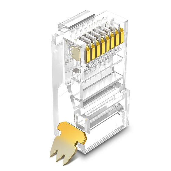 Greenlink crystal head Category 5e network cable butt connector Gigabit unshielded Category 566 network connector network cable plug