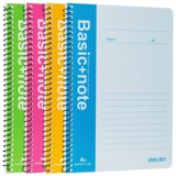 Deli A5 Спиральная ноутбука A4 мягкая лапша B5 Блокнота книжная катушка европейская популярная 6 книг многооперационные офисные канцелярские товары