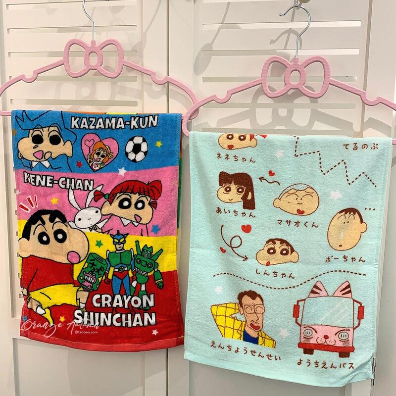 Crayon Shin-Chan Towel, All-Cotton Long Hand Towel, Cartoon Face Towel, Cute, Soft, Absorbent, Pure Cotton Face Towel, Sweat Towel, Daily Use
