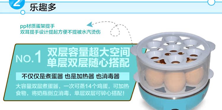nồi nấu mì mini Máy đánh trứng hai lớp đa chức năng hấp trứng hầm nhân tạo sáng tạo thiết bị nhỏ mini công suất lớn máy hấp trứng cung cấp đặc biệt - Nồi trứng nồi hấp inox