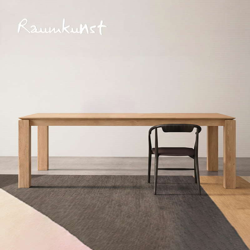 Dundun Table White Oak Solid Wood Dining Table Italian Minimalist Nordic Dining Table Living Room Western Dining Table and Chairs Large Board Long Desk Dundun Table White Oak Solid Wood Dining Table Italian Minimalist Nordic Dining Table Living Room Western Dining Table and Chairs Large Board Long Desk