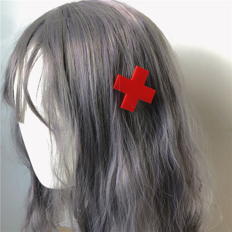 Japanese Yukuku Sweet girl Guardian sweetheart cross hair clip and browse sea clip hot sister y2k