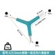 Sky Blue Flat Head Hexagon 4*5*6 мм