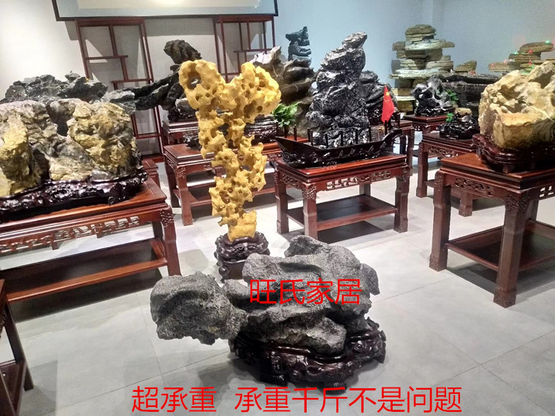 实木底座托架：摆件装饰的艺术升级，让佛像、鱼缸、奇石盆栽焕发光彩！