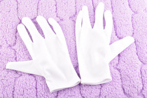 Adult childrens gloves performance gloves white etiquette pure cotton kindergarten gymnastics performance dance competition dance