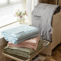 Special Price Lan Fine Silk Summer Quilt Air Conditioning By Summer Cool Quilted By Brief Pure Color Ice Silk Thin Quilt Machine Washable Ice Cool Silk Slip