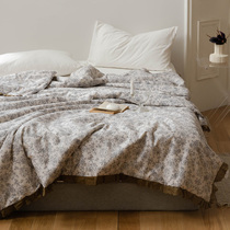 The French style romantic field The small crushed flower full cotton summer by the princess windy lace and summer cool quilts by the air conditioning by summer