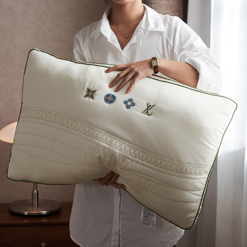 Embroidered niacinamide beauty pillow girl sleeping comfortably ultra soft and sleeping pillow core home for a pair of beats 2 washable