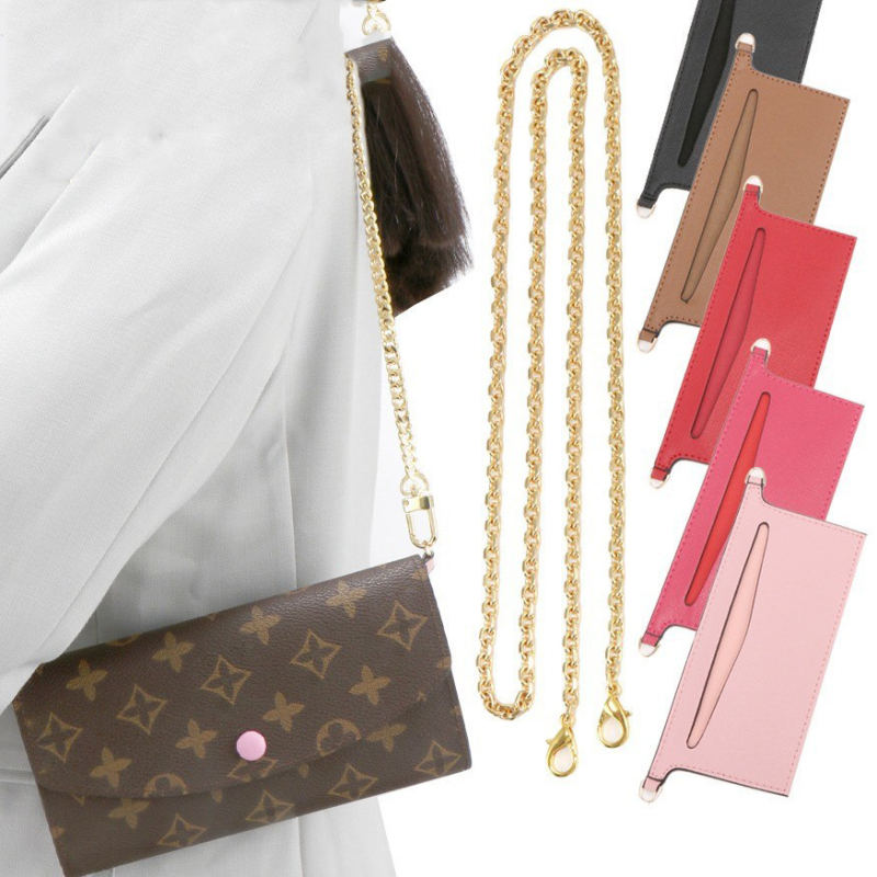 Suitable for Lv Doudou Wallet Transformation Chain Clutch Bag Wallet Women's Inner Liner Single Shoulder Crossbody Chain Shoulder Strap Accessories