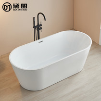 Home Adult Small Household Type Independent Acrylic Bathtub Engineering Hotel Thin side Color tub 1 2-1 8 m