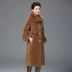 2018 phụ nữ mới dài lông cừu cắt lông cáo lông lông một mảnh nhung lông lông - Faux Fur các mẫu áo lông đẹp Faux Fur