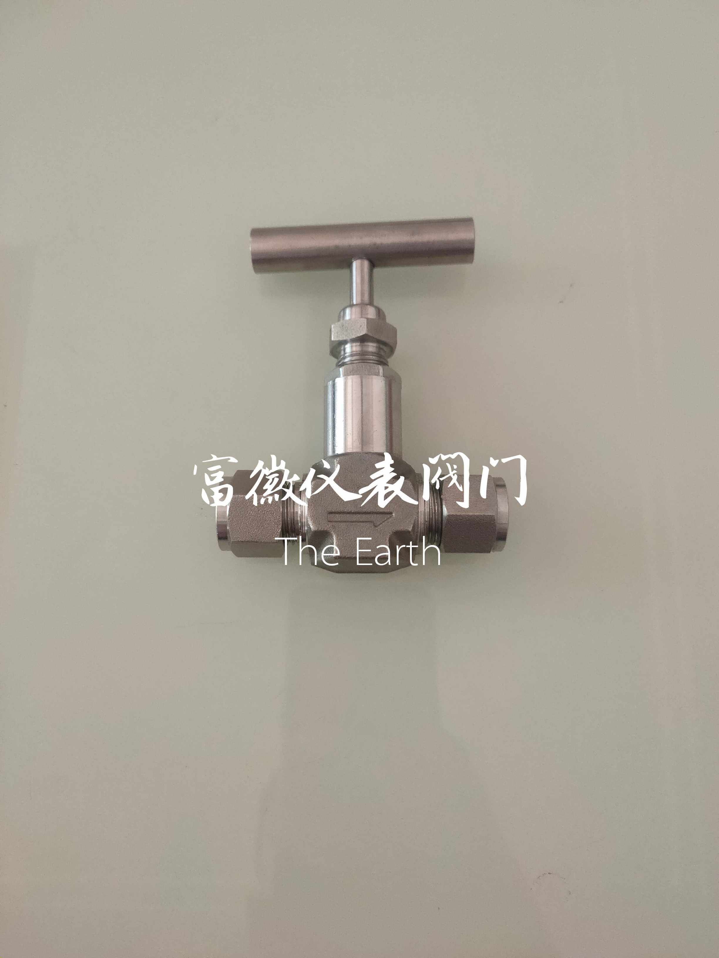 304316 stainless steel die forged body high-end cutting sleeve needle type valve cutting sleeve stop valve external thread clamping needle valve