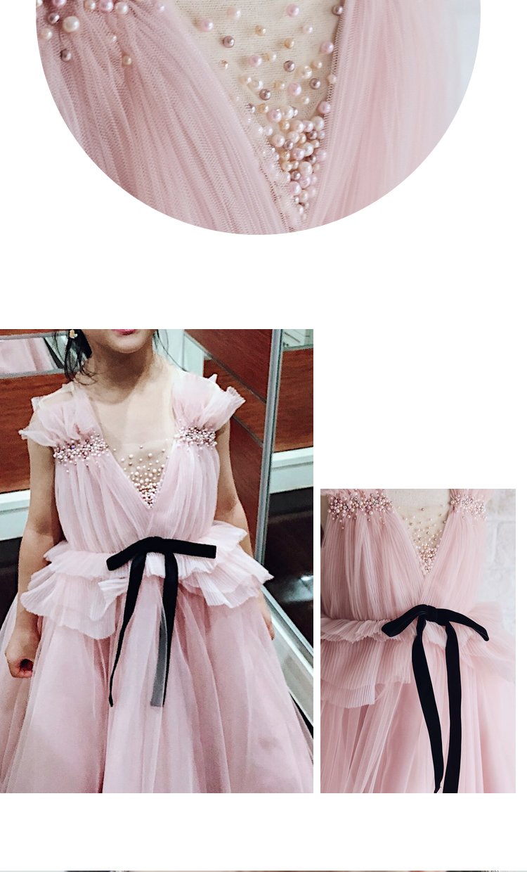 Trẻ em ăn mặc công chúa catwalk trình diễn trang phục váy pettiskirt hoa cô gái buổi tối váy cưới cô gái piano violin - Váy trẻ em bộ vest hàn quốc cho bé