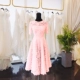 Váy công chúa trẻ em màu xám khói váy pettiskirt hiển thị váy cha mẹ-con mẹ và con gái trang phục piano cô gái váy váy váy công chúa cho bé gái 12 tuổi