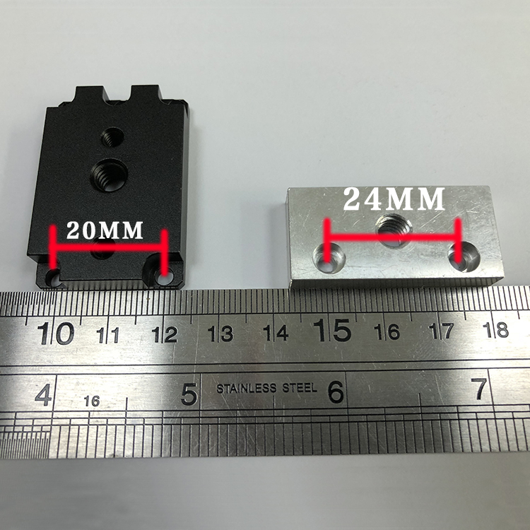 Basler Basler 1 4-inch fixed-hole conversion plate M3 turn M6 one thousand trillion Internet interface camera conversion base