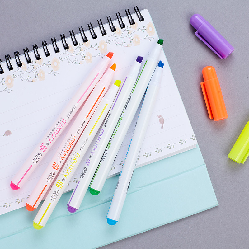 South Korean import stationery Muramami's monami minimalist color office students with marker pen fluorescent pen color pen