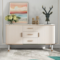Light Extravagant Marble Dining Side Cabinet Restaurant Modern Minima Nordic Bedroom Lockers Home Hyun Guan Tea Water Cabinet Wine Cabinet