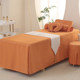 Beauty bed cover single piece massage therapy skin management solid color light luxury beauty salon special bedding cover with holes