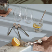 Italie Alessi GV33SET Joueur de jus de citron adapté à la cuvette en acier inoxydable