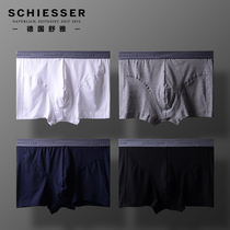 Shuya Underwear Men 2pcs German Shumi Cotton 17093T Skinny Square Panties Men's Underwear