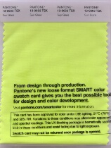 PANTONE colour-pass TSX Polyester Single Color Card