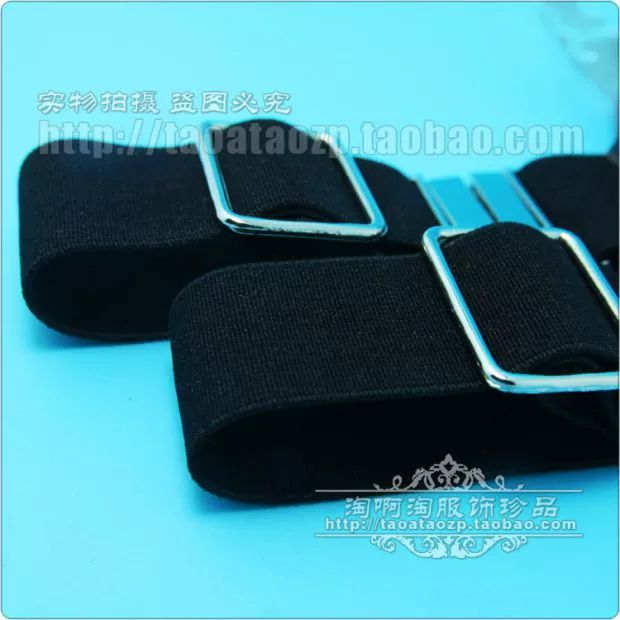 Bán hàng trực tiếp! Đầu vịt đơn khóa cổ điển màu đen garter vớ vớ cotton! Thắt lưng nylon cao cấp!