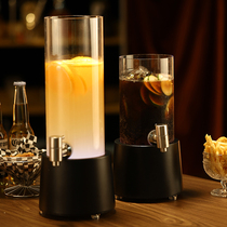 Round Luminous Wine Barrel Separated Wine Cannons Zbeer Barrel Cocktail Barrel Juice Drinks Barrel Coke Barrel With Tap Barrel