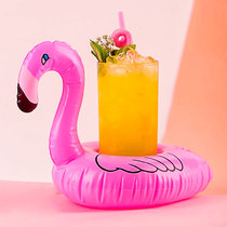 New inflatable unicorn cup holder ins Flamingo coaster creative cocktail cup holder party theme decoration