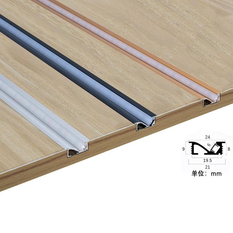 45-degree angle obliquely luminous integral cabinet light led cabinet bottom lamp recessed wardrobe wine cabinet separator lamp with laminate lamp strip