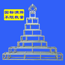  Thickened and weighted national standard square tube truss full welded display frame thermoelectric galvanized display frame stage background frame row frame construction