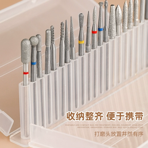 Японская акриловая легкая и тонкая портативная коробка для хранения для маникюра