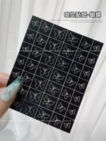 Наклейки с брызги - бабочка