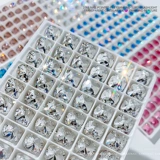 Подлинный квадратный бриллиант Swarovski 4470, сверхяркий бриллиант с заостренным нижним краем, украшенный австрийским кристаллом Шицзяхуази, бриллиант для украшения ногтей