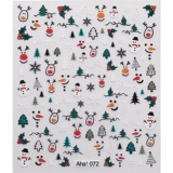 Наклейки для ногтей, накладные ногти, трехмерное украшение для ногтей, со снежинками, 3D, популярно в интернете