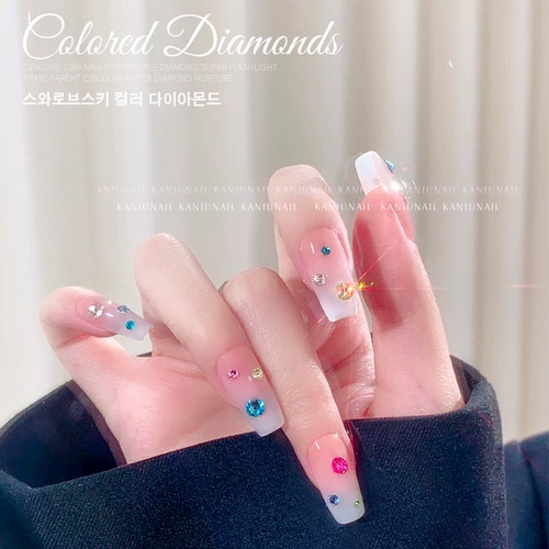 Swarovski, смешанное бриллиантовое украшение для ногтей