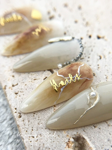 Японские наклейки для ногтей, универсальные накладные ногти для ногтей, английский