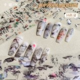 Наклейка для маникюра, целлофан в стиле древности, наклейки для ногтей, украшение для ногтей, 2025 года, новая коллекция