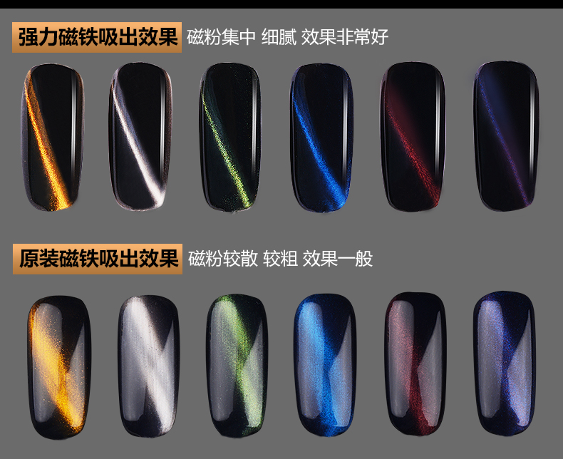Công Cụ Nail Cat Eye Gel Magic Pen Hút Đột Quỵ Bút Cat Eye Nail Glue Nam Châm Cat Eye Seal Mèo Keo cọ râu vẽ nail