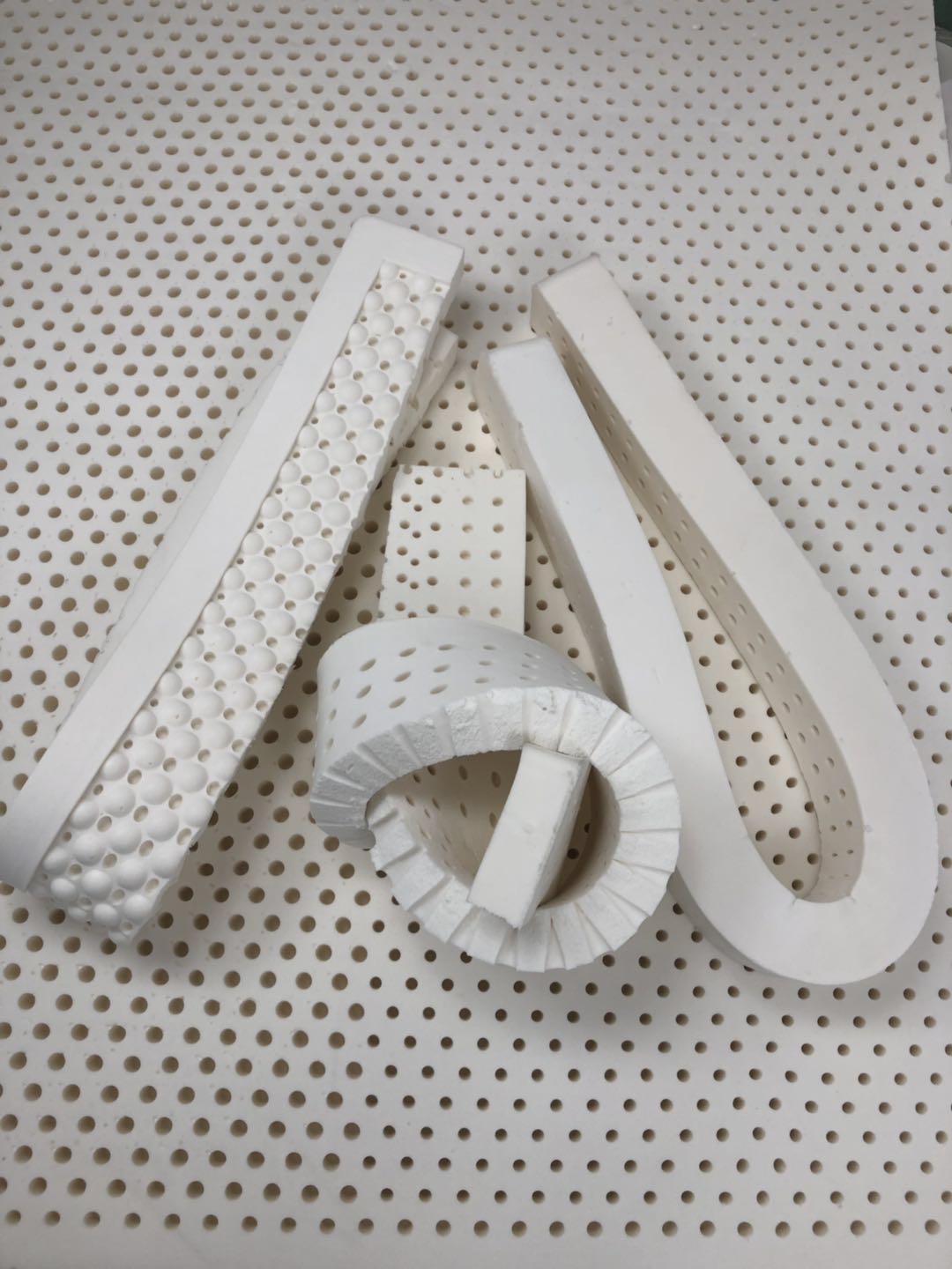 Mủ cao su tự nhiên filler mủ cao su tự nhiên bị hỏng dải latex DIY gối gối đệm - Gối gối tựa đầu ô tô cao su non