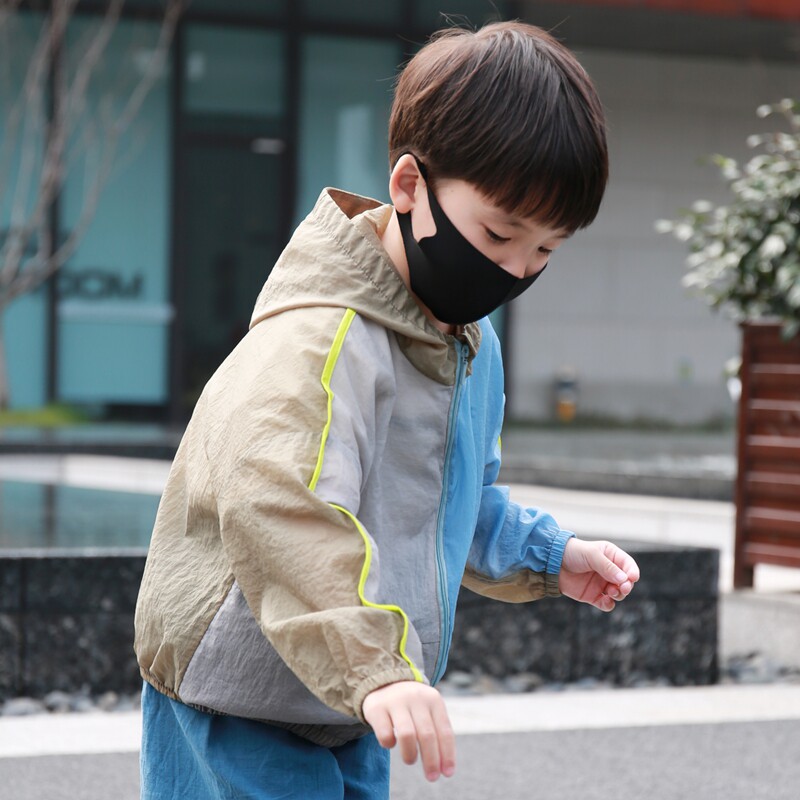 Boy sunscreen Summer new skin clothesthin jacket Anti UV breathable baby Children sunscreen