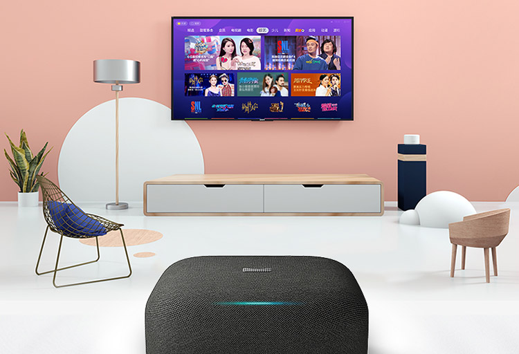 Tmall Elf Box Top Box HD Player TV Box Set Top Box Tmall Box Network Set Top Box - Trình phát TV thông minh 